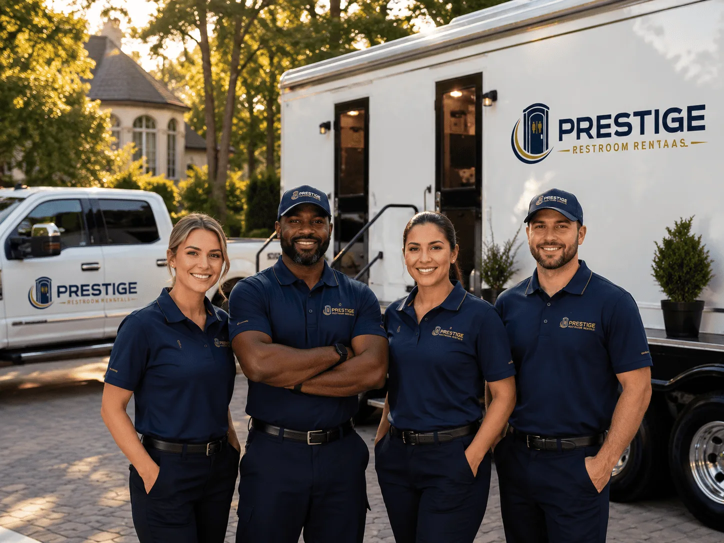 Trusted Luxury Portable Restrooms company in Harrells, NC